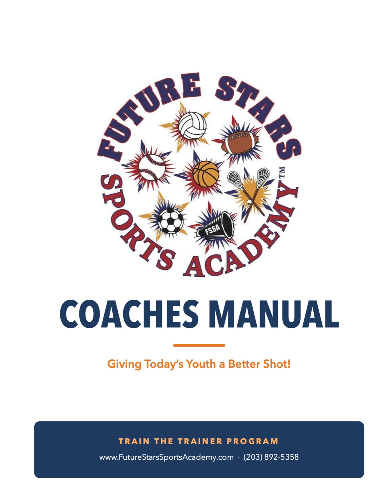 Cover of the Future Stars Coaches Manual.